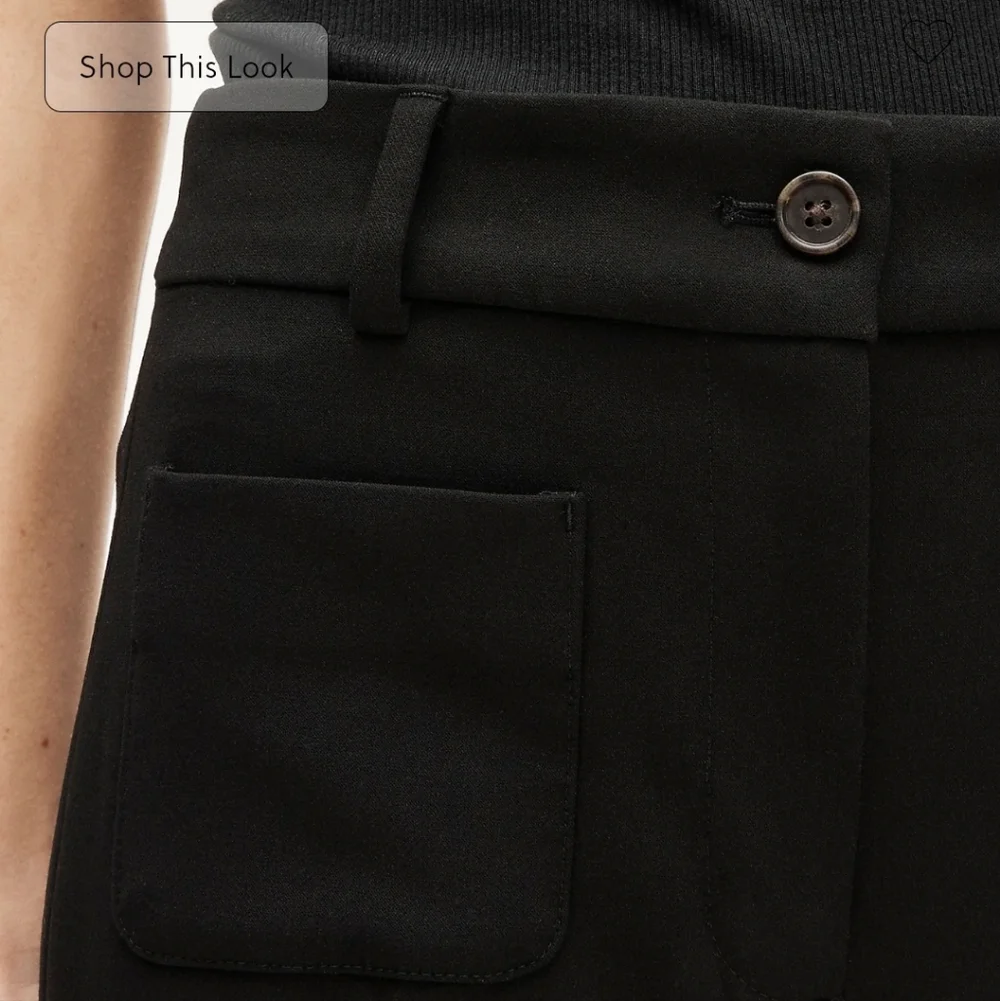 J Crew Petite Carolina pant in four-season stretch CP152 Size 4 Petite Black